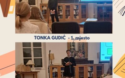 Tonka Gudić pobjednica Županijskog natjecanja u čitanju naglas