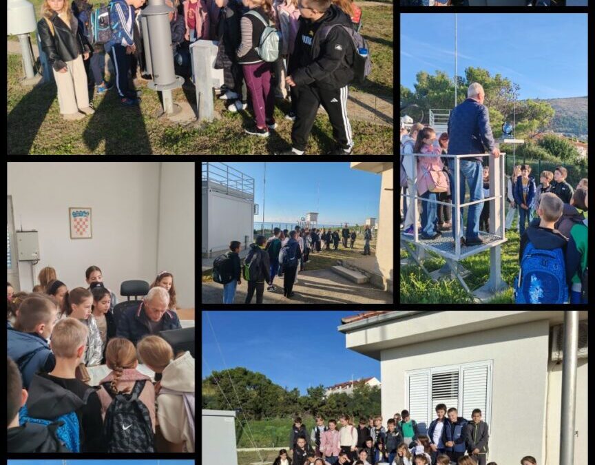 Kad trećaši “prognoziraju” – sunčani posjet Meteorološkoj postaji