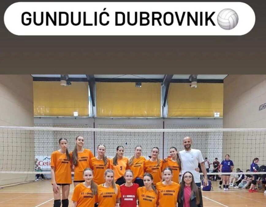 Srebrno na Državnom prvenstvu u odbojci za naše gundulićke