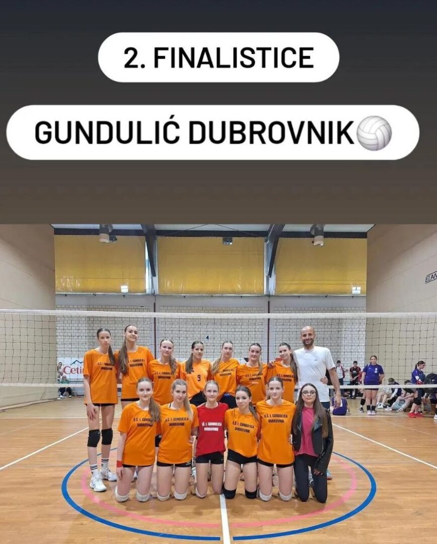 Srebrno na Državnom prvenstvu u odbojci za naše gundulićke